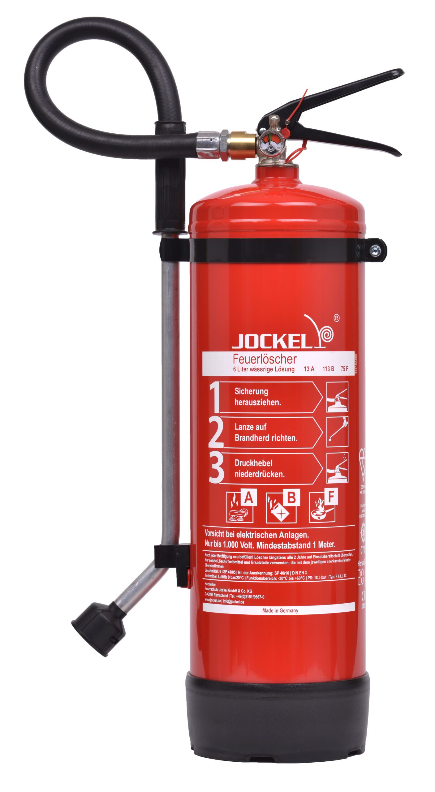 Jockel Feuerlöscher Schaum ABF Mini Fettbrand LE 1, Feuerlöscher, Lösch-  & Hilfsgeräte, EINSATZMITTEL, PRODUKTE, Feuerwehrstore