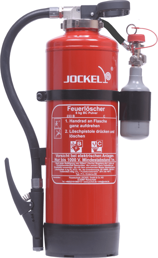 Jockel 1 kg ABC Mini Pulver Feuerlöscher PL 1 JM 8